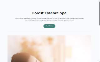 Forest essence spa website