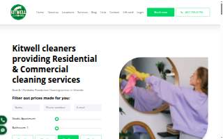 Kitwell cleaners website