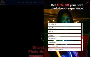 Magic Booth Photo of Oviedo website