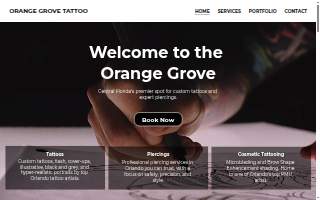 Orange Grove Tattoo website