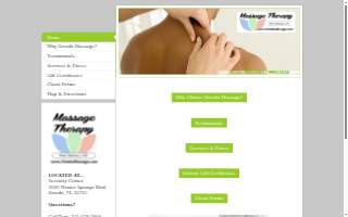 Oviedo Massage LLC website