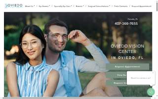 Oviedo Vision Center website