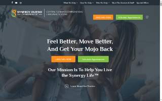 Synergy Oviedo Chiropractic website