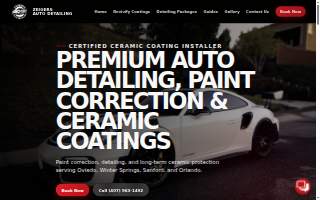 Zeigers Auto Detailing website