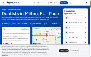 Aspen Dental - Milton, FL - Pace website