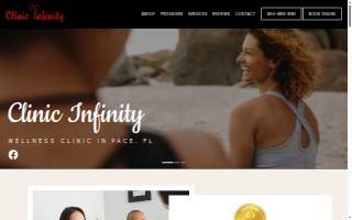 Clinic Infinity website