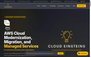 Cloud Einsteins website