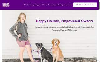 Happy Hound Dog Obedience website