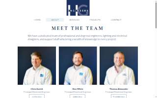 HG Engineers website