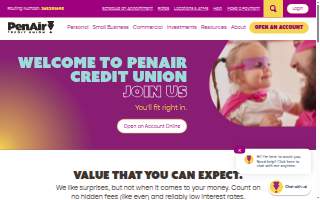 PenAir Credit Union – Pace website