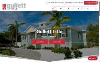 Gullett Title Inc website