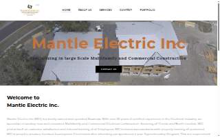 Mantle Electric website