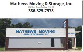Mathews Moving and Storage, Inc website