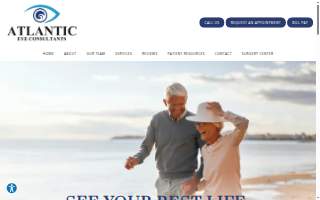 Atlantic Eye Consultants website