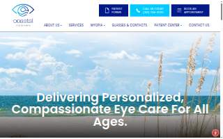 Coastal VisionCare website