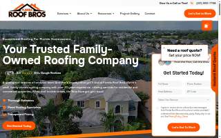 Florida Roof Bros website