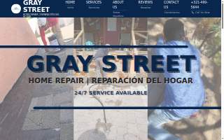 Gray Street Home Repair website