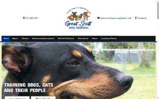 Great Scott Dog Training of Palm Bay website