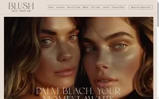 Blush Face & Body Lab ( Formerly Blushtan Palm Beach) website