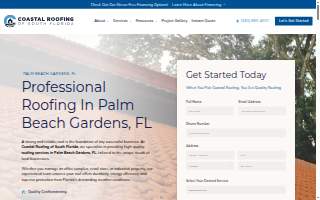 Coastal Roofing of South Florida website