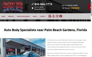 Collision Center of the Palm Beaches website