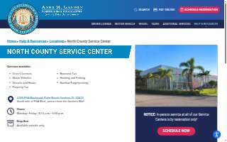 Constitutional Tax Collector, Serving Palm Beach County website