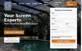 Curly Tail Screen & Window, LLC website