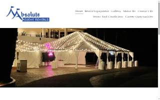 Absolute Event Rentals of Palm City website