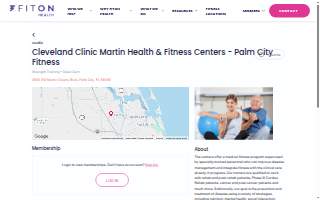 Cleveland Clinic Gym website