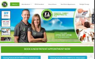Coastal Family Chiropractic website