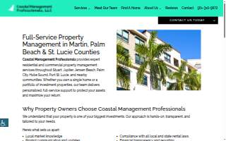 Coastal Property Management - Stuart & Port St. Lucie website