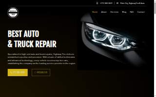 Highway Tire & Auto website