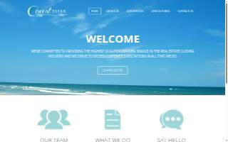 Coast Title Insurance Inc website