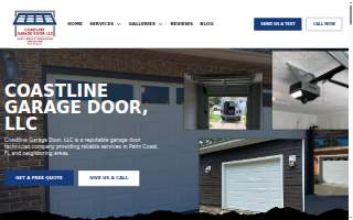 Coastline Garage Door, LLC website