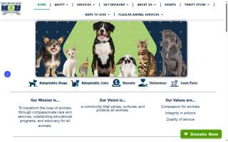 Flagler Humane Society website