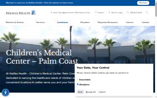 Halifax Health - Children's Medical Center website