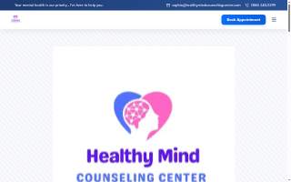 Healthy Mind Counseling Center website