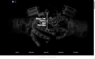 Angry Owl Tattoo and Piercing website