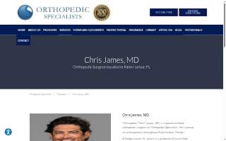 Chris James, MD website