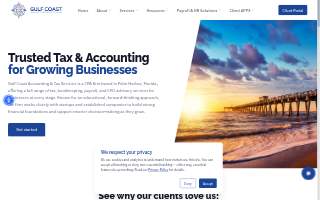 Gulf Coast Accounting and Tax website