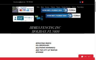 Himes Fencing Inc. of Palm Harbor website