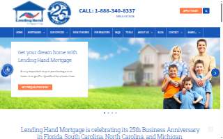 Lending Hand Mortgage Corp. website