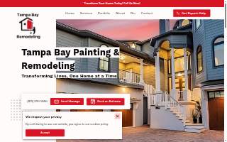 Tampa Bay Painting and Remodeling, LLC website