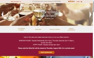 Uncorked Wine Bar website