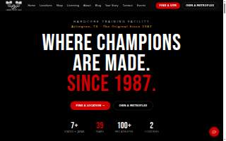 Metroflex Gym of Long Beach website