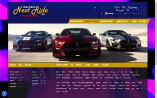 Next Ride Auto Sales website