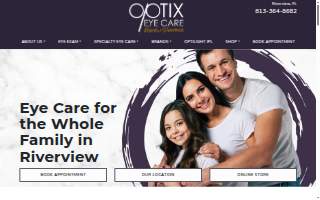 Optix Eye Care website