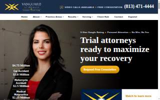 Vanguard Attorneys website