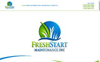Fresh Start Maintenance Inc. website