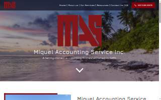 Miquel Accounting Services website